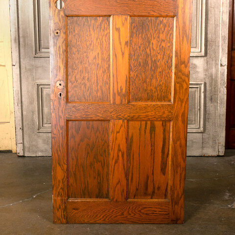 #40253 33x79 Salvaged 6 Panel Oak Interior Door image 7