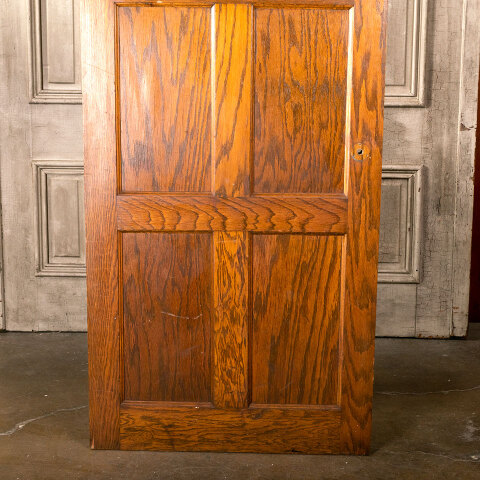 #40262 33x79 Salvaged 6 Panel Oak Interior Door image 3