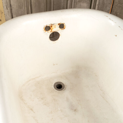 #40272 30x60 Antique Cast Iron Skirted Bathtub image 8