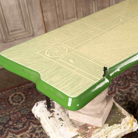 #40384 Porcelain Enameled Table Leaf Wall Shelf image 5