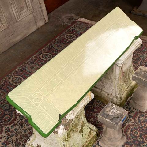 #40384 Porcelain Enameled Table Leaf Wall Shelf image 7