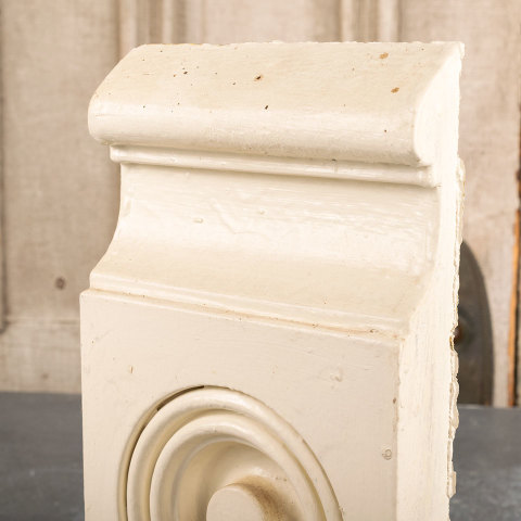 #40563 Antique Wood Rosette Trim Block image 3