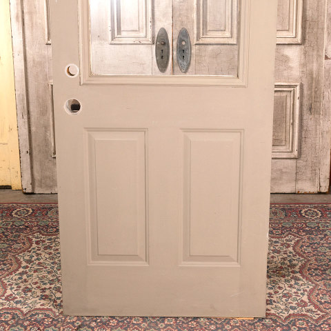 #40624 32x79 Salvaged Metal Clad Half Lite Entry Door image 3