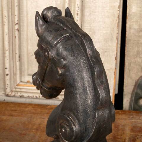#41004 Cast Iron Horse Head Fence Post Topper image 7