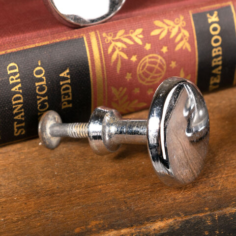 #41040 Set of 4 Chrome Cabinet Furniture Knobs image 3
