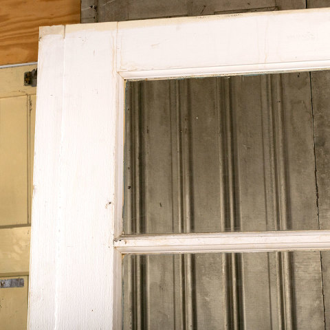 #41108 40x80 Vintage Wood and Glass Entry Door image 4