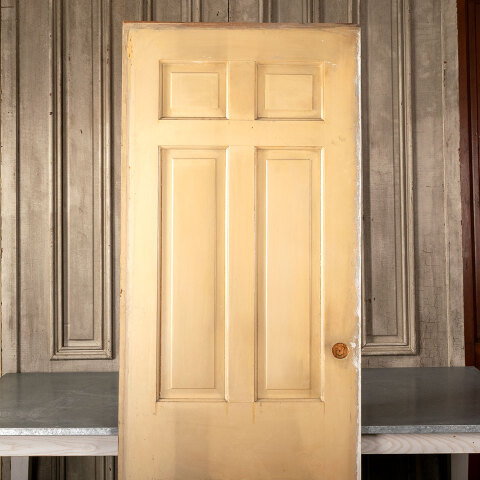 #41293 28x81 Antique 6 Panel Pocket Door image 2