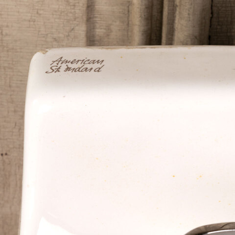 #41306 Salvaged Porcelain Wall Hung Bathroom Sink image 6