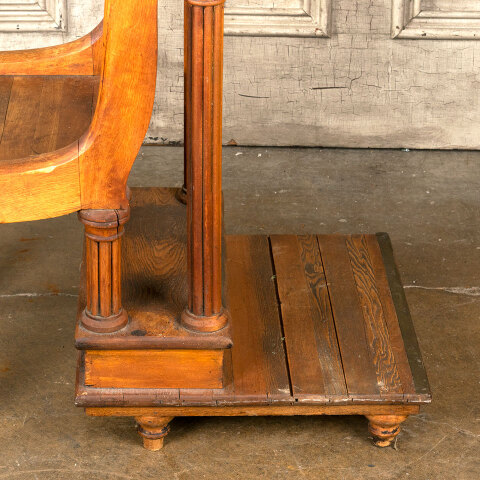 #41331 Unusual Antique Wood Step Chair image 6