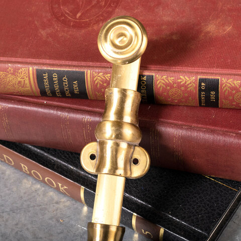 #41428 8" Brass Surface Slide Bolt image 2