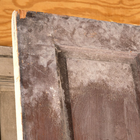 #41477 39x93 Antique 4 Panel Interior Wood Door image 4