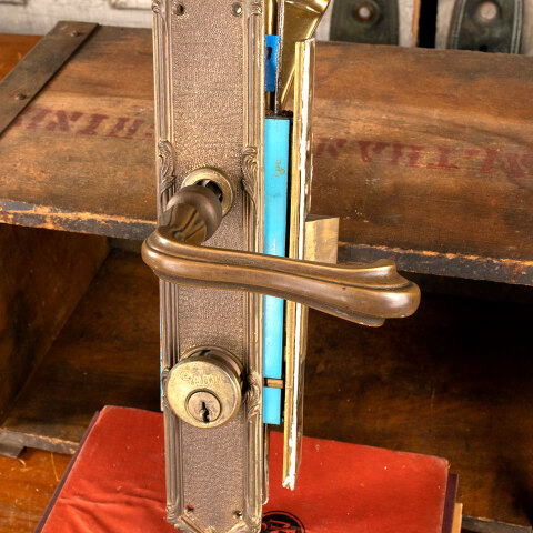 #41734 Reproduction Brass French Door Hardware Set image 3