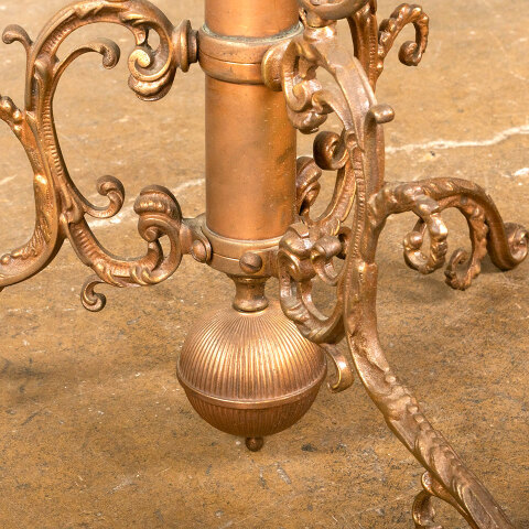 #41836 Round Metal Tripod Base Plant Stand Table image 3