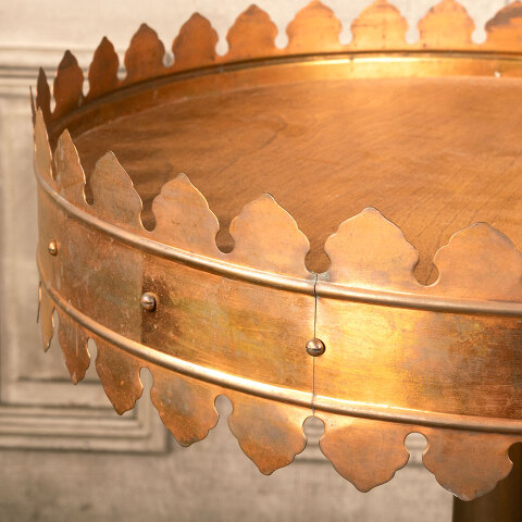 #41836 Round Metal Tripod Base Plant Stand Table image 6