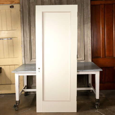 #41863 32x83 Salvaged 1 Panel Oak Interior Door image 6