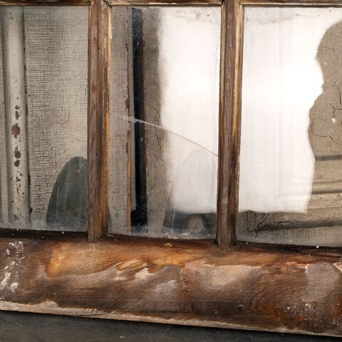 #41949 Salvaged Antique 12 Lite Window Sash image 5