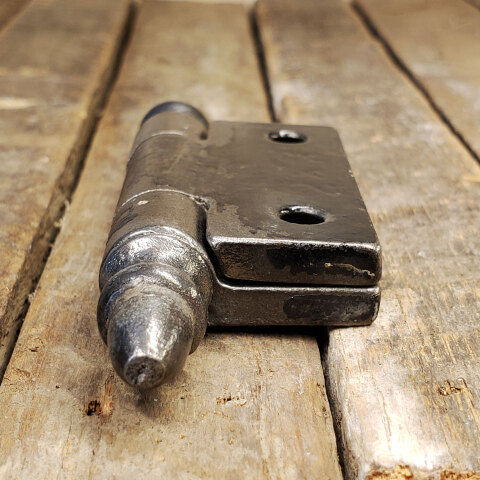 #41972 2x2 Antique Cast Iron Acorn Finial Hinge image 6