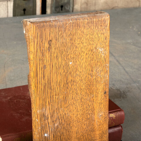 #41977 Salvaged Oak Interior Door Plinth Block image 5
