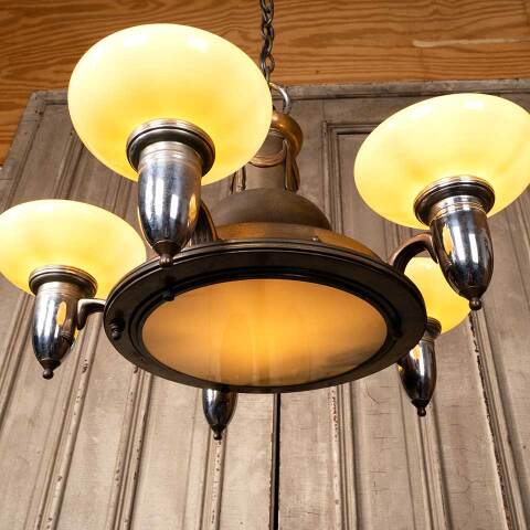 #41997 Salvaged Vintage 5 Light Chandelier image 5