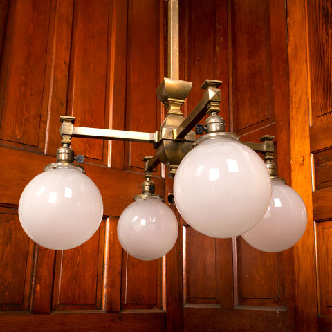 #42258 Salvaged Antique 4 Light Chandelier image 8