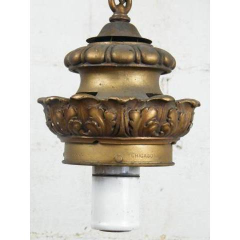 #4242 Hanging Plaster Light Fixture image 3