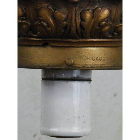 #4242 Hanging Plaster Light Fixture image 6