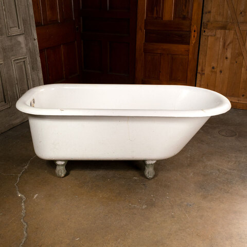 #42584 30x60 Antique Cast Iron Clawfoot Bathtub image 2