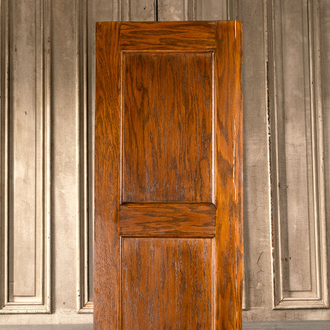#42788 20x79 Salvaged 3 Panel Oak Interior Door image 6