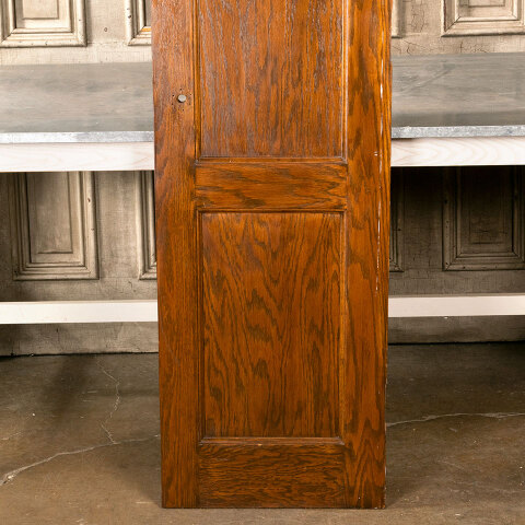 #42788 20x79 Salvaged 3 Panel Oak Interior Door image 7
