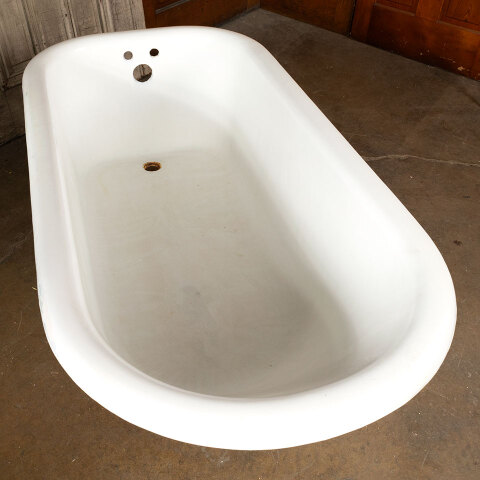 #42801 30x60 Antique Cast Iron Clawfoot Bathtub image 4