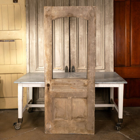 #42805 32x80 Salvaged Half Lite Victorian Entry Door image 6