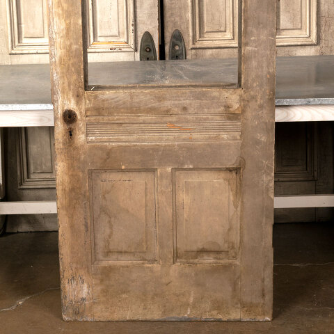 #42805 32x80 Salvaged Half Lite Victorian Entry Door image 7