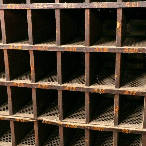 #42825 Antique U.S. Mail Postal Cubby Unit - 182 image 8