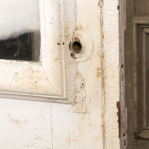 #42912 33x76 Salvaged Victorian Half Lite Entry Door image 4