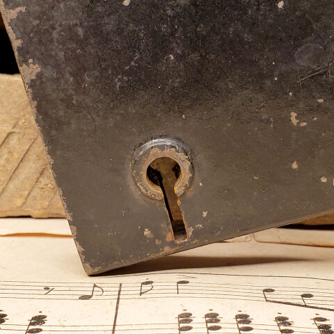 #42953 Antique Lockwood Mortise Door Latch image 5