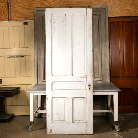 #42989 35x96 Salvaged 5 Panel Pine Interior Door image 5