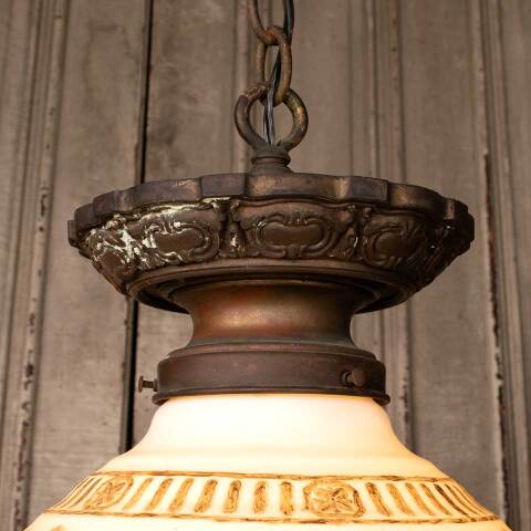 #43077 Antique Hanging Single Bulb Light Fixture image 4