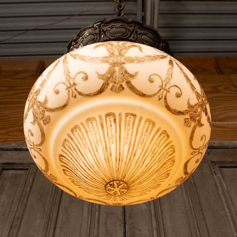 #43077 Antique Hanging Single Bulb Light Fixture image 5