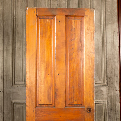 #43106 30x76 Salvaged Antique 4 Panel Interior Door image 2