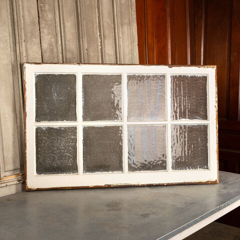 #43223 Antique 8 Lite Window with Pressed Glass image 4