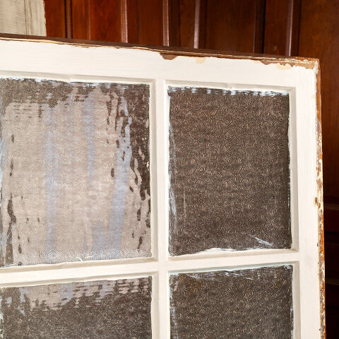 #43223 Antique 8 Lite Window with Pressed Glass image 5