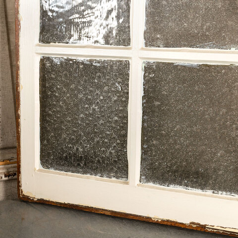 #43223 Antique 8 Lite Window with Pressed Glass image 6