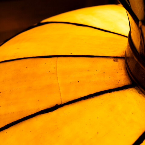 #43332 Salvaged Antique Stained Glass Chandelier image 4