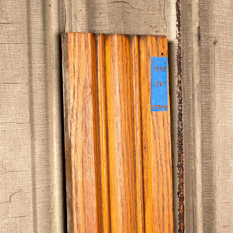 #43376 Salvaged Antique Unpainted Wood Casing image 2