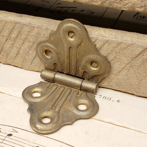 #43491 Antique Cabinet Door Butterfly Hinge image 2