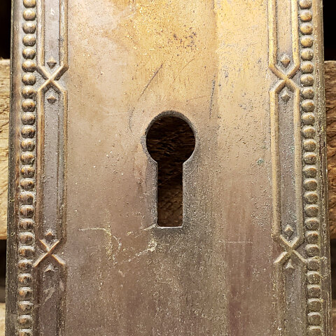 #43525 Antique Russwin Mecca Door Hardware Set image 4