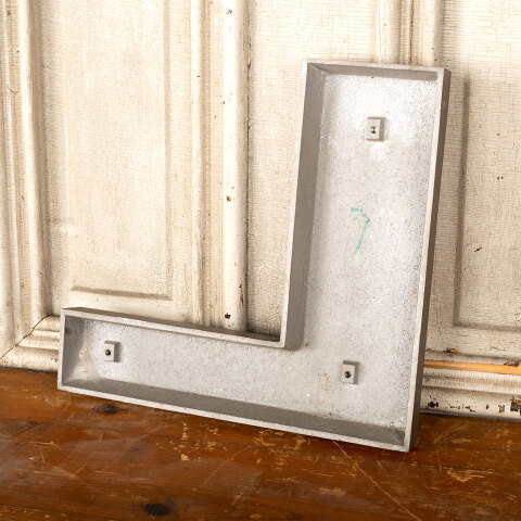 #43629 Salvaged Vintage Metal Building Sign Letter image 3