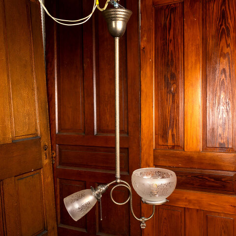 #43668 Combination Gas & Electric Chandelier image 7