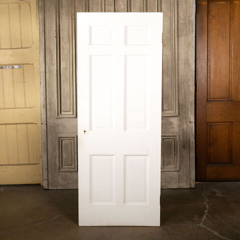 #43747 30x77 Salvaged Antique 6 Panel Interior Door image 4