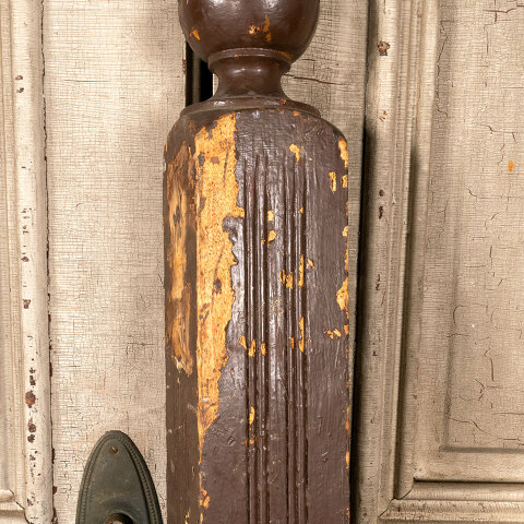 #43798 Salvaged Antique Staircase Newel Post image 6
